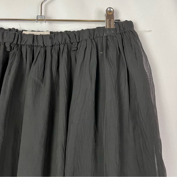 Adam Levine Black Chiffon Layered Y2K Mini Skirt XL - Picture 3 of 3